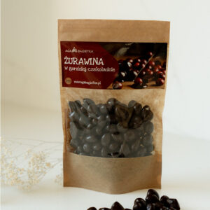 żurawina w gorzkiej czekoladzie